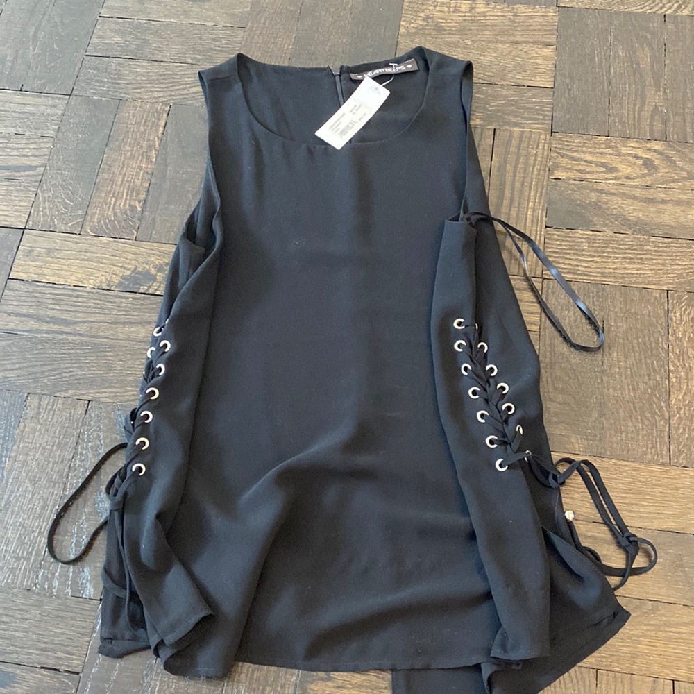 Brand new black tank top blouse